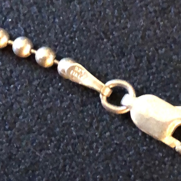 SOLID Sterling Silver Saint Christopher Pendant Necklace.16”Chain- New Condition - Picture 3 of 13